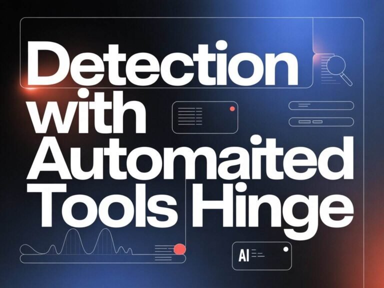 Detection With Automated Tools Hinge